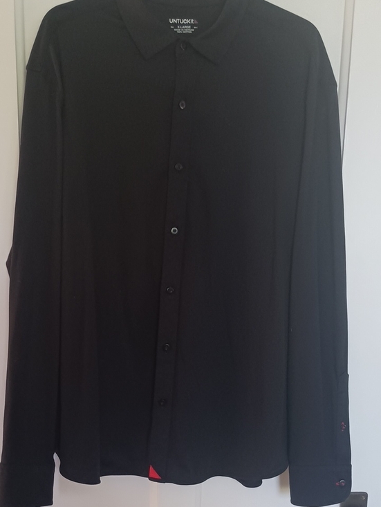 UNTUCKit Other - UNTUCKit Men's Black Long-Sleeve Button-Down Shirt
